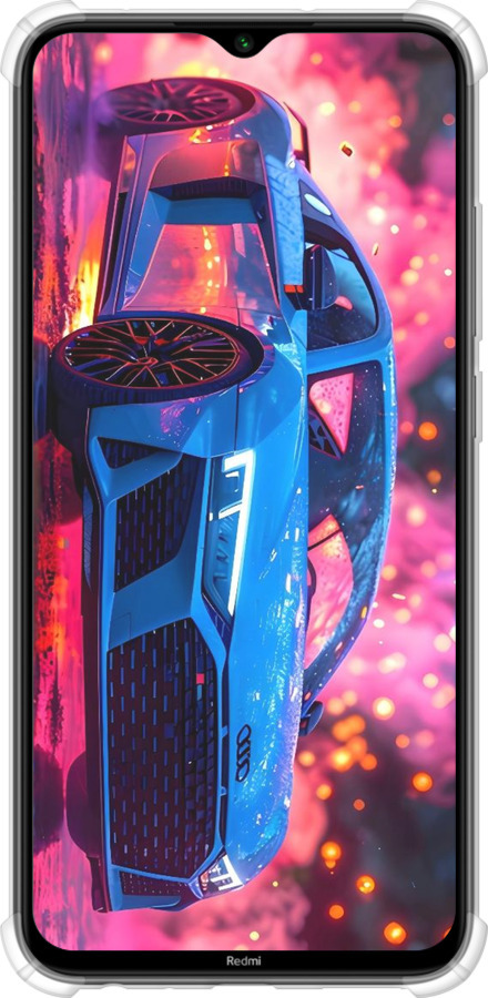 Силикон с усиленными углами чехол Ауди для Xiaomi Redmi Note 8 - 6286sp-1787 изображение 