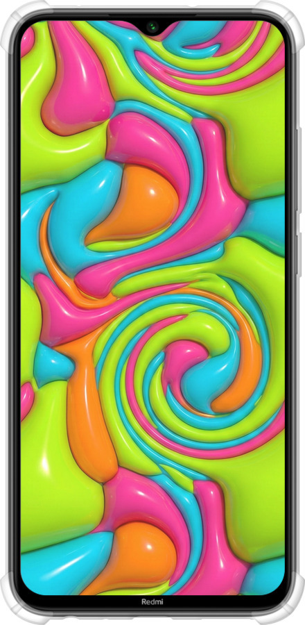 Силикон с усиленными углами чехол Y2K Jelly Dream для Xiaomi Redmi Note 8 - 6780sp-1787 изображение 