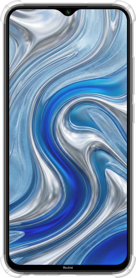 Силикон с усиленными углами чехол Liquid Chrome для Xiaomi Redmi Note 8 - 6781sp-1787 изображение 