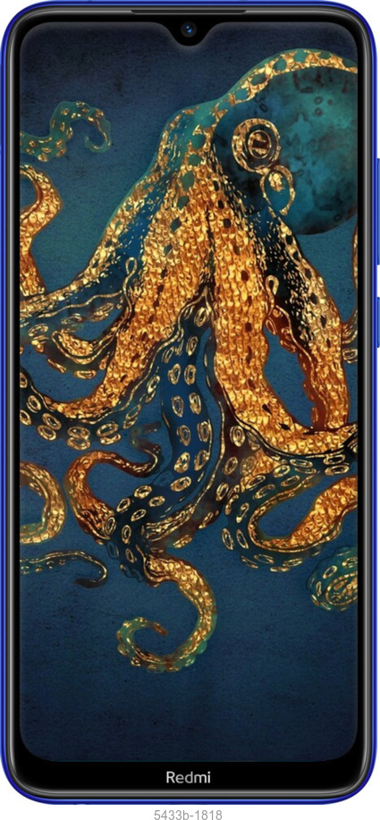 TPU чехол № 5433 для Xiaomi Redmi Note 8T - 5433b-1818 изображение 