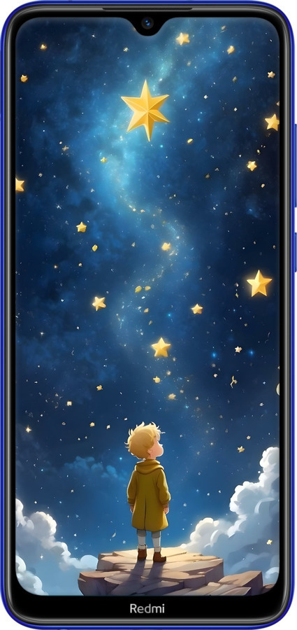 TPU чехол Маленький принц для Xiaomi Redmi Note 8T - 6326b-1818 изображение 