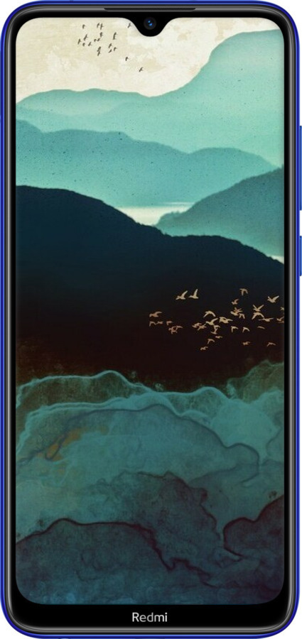 TPU чехол Із зображенням гір Індіго для Xiaomi Redmi Note 8T - 6484b-1818 изображение 