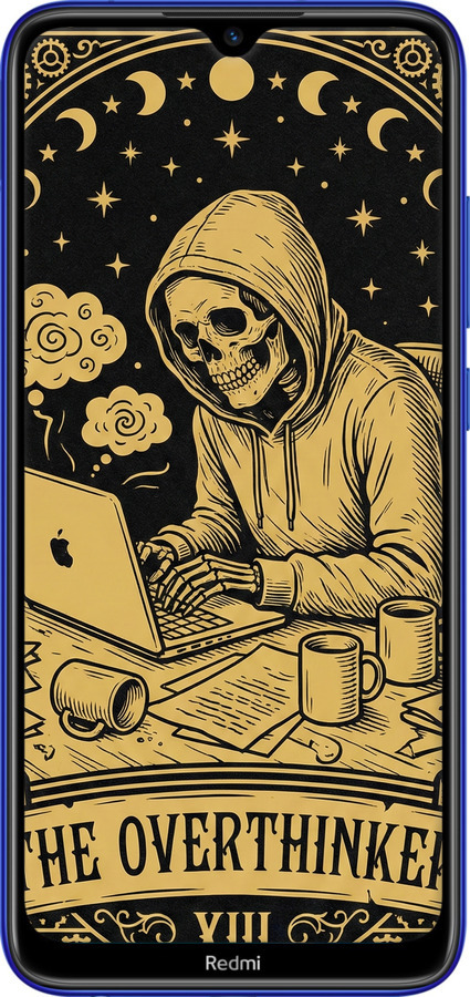 TPU чехол The Overthinker для Xiaomi Redmi Note 8T - 6774b-1818 изображение 