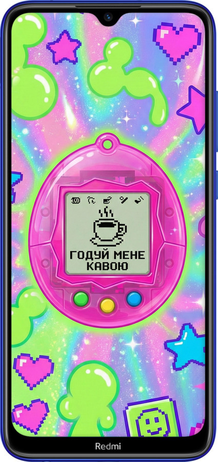 TPU чехол Y2K Aesthetic Retro Pet: Годуй мене кавою для Xiaomi Redmi Note 8T - 6784b-1818 изображение 