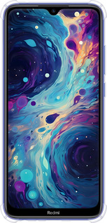 Силикон с усиленными углами чехол Арт акварель для Xiaomi Redmi Note 8T - 6329sp-1818 изображение 