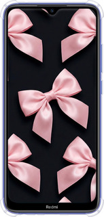 Силикон с усиленными углами чехол Coquette Ribbons Dark Coquette для Xiaomi Redmi Note 8T - 6767sp-1818 изображение 