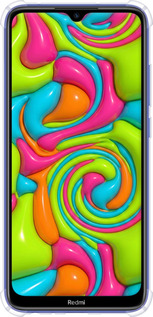 Силикон с усиленными углами чехол Y2K Jelly Dream для Xiaomi Redmi Note 8T - 6780sp-1818 изображение 