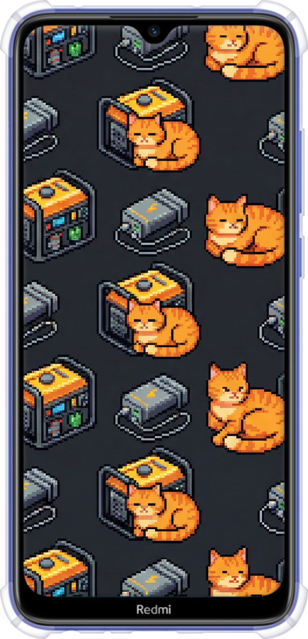 Силикон с усиленными углами чехол Autonomous Zone для Xiaomi Redmi Note 8T - 6771sp-1818 изображение 