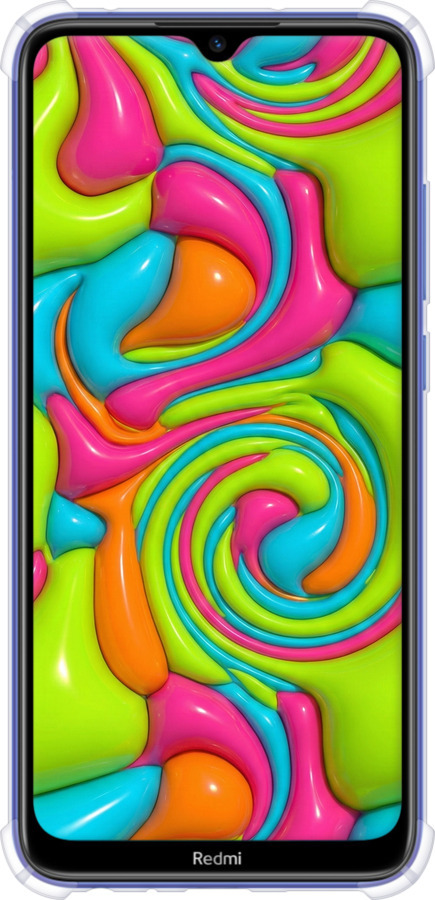 Силикон с усиленными углами чехол Y2K Jelly Dream для Xiaomi Redmi Note 8T - 6780sp-1818 изображение 