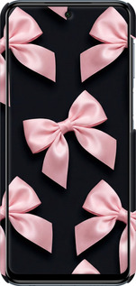 3D пластиковый матовый чехол Coquette Ribbons Dark Coquette для Xiaomi Redmi Note 9 Pro - 6767m-1911 изображение 