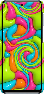 3D пластиковый матовый чехол Y2K Jelly Dream для Xiaomi Redmi Note 9 Pro - 6780m-1911 изображение 