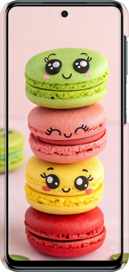 3D пластиковый матовый чехол Печенье для Xiaomi Redmi Note 9 Pro - 6693m-1911 изображение 