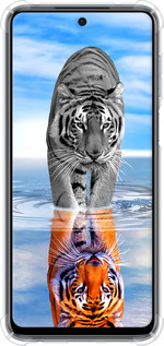 Силикон с усиленными углами чехол Тигр для Xiaomi Redmi Note 9S - 6016sp-2029 изображение 