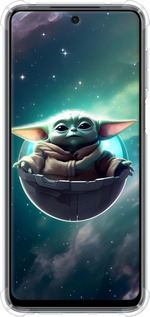 Силіконовий протиударний с посиленими кутами чехол Малышь йода для Xiaomi Redmi Note 9S - 6294sp-2029 изображение 