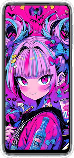 Силіконовий протиударний с посиленими кутами чехол Аніме мілаха для Xiaomi Redmi Note 9 Pro - 6314sp-1911 изображение 
