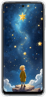 Силикон с усиленными углами чехол Маленький принц для Xiaomi Redmi Note 9S - 6326sp-2029 изображение 