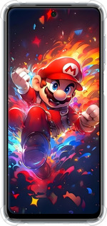 Силіконовий протиударний с посиленими кутами чехол Супер Маріо для Xiaomi Redmi Note 9S - 6342sp-2029 изображение 