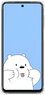 Силикон с усиленными углами чехол Милый мишка для Xiaomi Redmi Note 9S - 6357sp-2029 изображение 