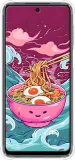 Силіконовий протиударний с посиленими кутами чехол Рамен для Xiaomi Redmi Note 9S - 6360sp-2029 изображение 