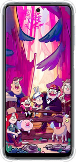 Силіконовий протиударний с посиленими кутами чехол Гравити Фолз для Xiaomi Redmi Note 9S - 6365sp-2029 изображение 