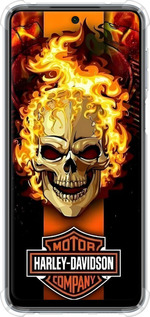 Силикон с усиленными углами чехол Харлей девидсон для Xiaomi Redmi Note 9 Pro - 6370sp-1911 изображение 