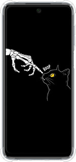 Силикон с усиленными углами чехол Кошка для Xiaomi Redmi Note 9 Pro - 6505sp-1911 изображение 