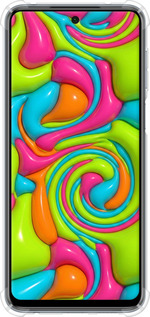 Силіконовий протиударний с посиленими кутами чехол Y2K Jelly Dream для Xiaomi Redmi Note 9S - 6780sp-2029 изображение 