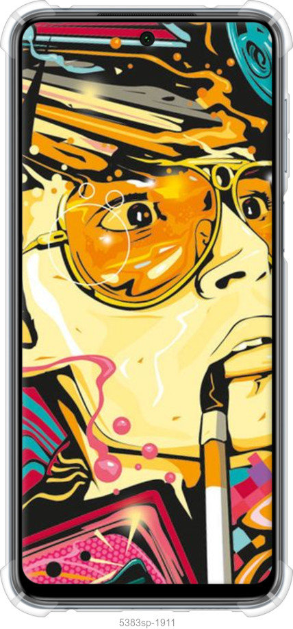 Силикон с усиленными углами чехол № 5383 для Xiaomi Redmi Note 9S - 5383sp-2029 изображение 
