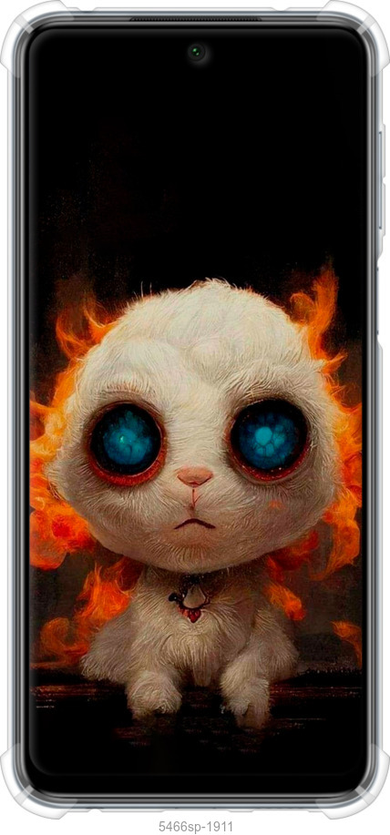 Силіконовий протиударний с посиленими кутами чехол Бавовнятко для Xiaomi Redmi Note 9S - 5466sp-2029 изображение 