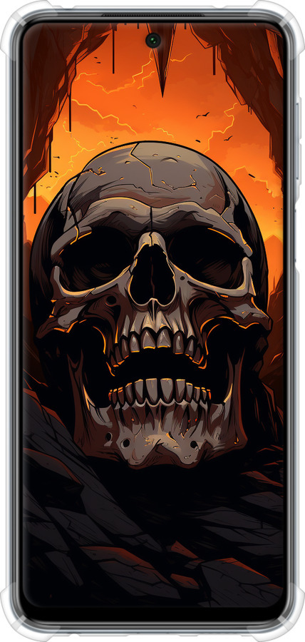 Силіконовий протиударний с посиленими кутами чехол Черв пещері для Xiaomi Redmi Note 9 Pro - 5959sp-1911 изображение 