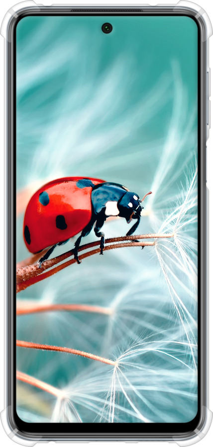 Силикон с усиленными углами чехол Божья коровка для Xiaomi Redmi Note 9S - 6049sp-2029 изображение 