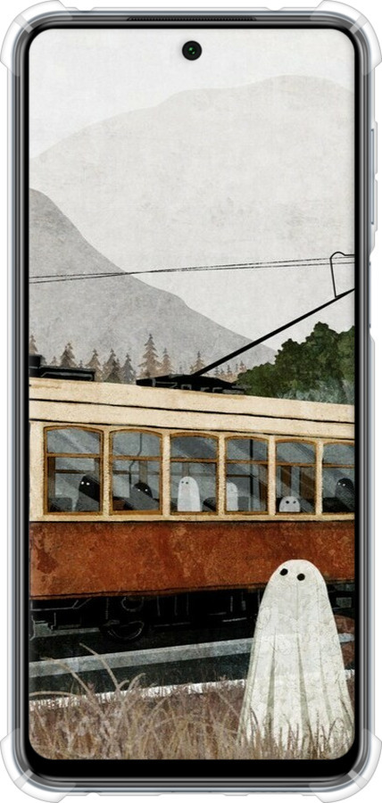 Силикон с усиленными углами чехол Призрак 2 для Xiaomi Redmi Note 9S - 6247sp-2029 изображение 