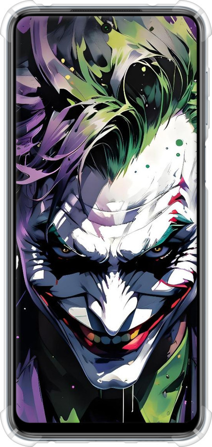 Силіконовий протиударний с посиленими кутами чехол Джокер для Xiaomi Redmi Note 9S - 6289sp-2029 изображение 