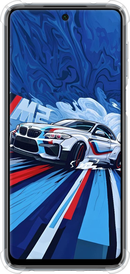 Силикон с усиленными углами чехол БМВ для Xiaomi Redmi Note 9 Pro - 6292sp-1911 изображение 