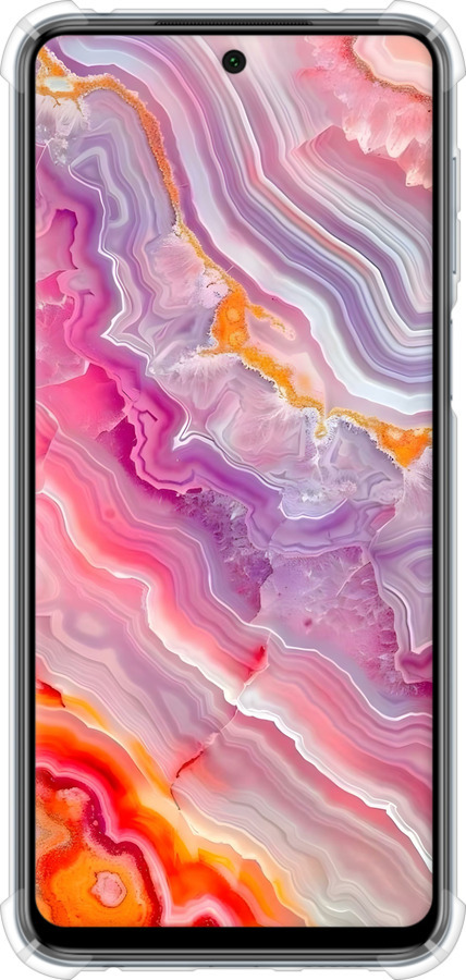 Силіконовий протиударний с посиленими кутами чехол Мрамор 2 для Xiaomi Redmi Note 9S - 6307sp-2029 изображение 