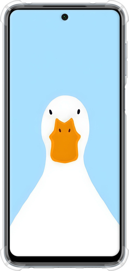 Силикон с усиленными углами чехол Гусь для Xiaomi Redmi Note 9 Pro - 6350sp-1911 изображение 