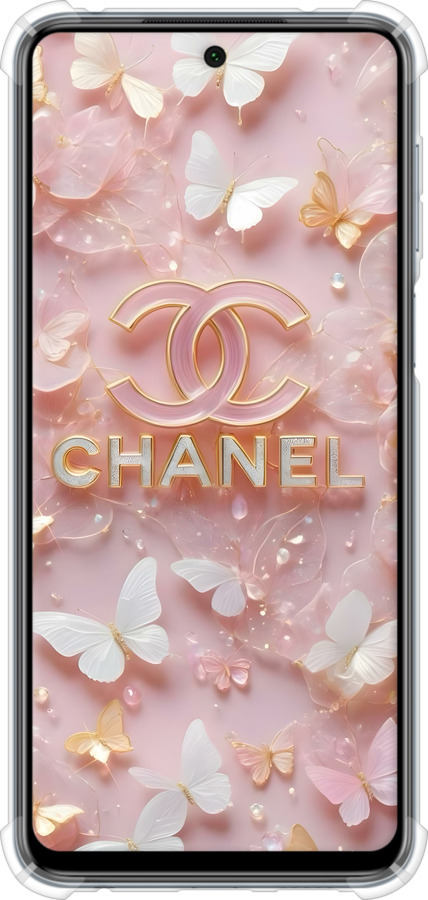 Силіконовий протиударний с посиленими кутами чехол Шанель для Xiaomi Redmi Note 9S - 6366sp-2029 изображение 