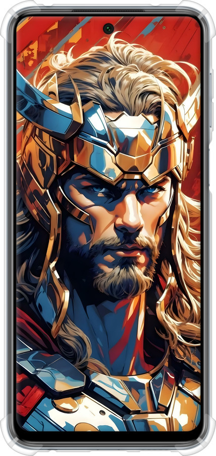 Силикон с усиленными углами чехол Тор для Xiaomi Redmi Note 9S - 6384sp-2029 изображение 