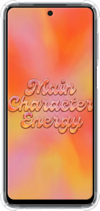 Силикон с усиленными углами чехол Aura Gradient Main Character Energy Aesthetic Y2K для Xiaomi Redmi Note 9S - 6783sp-2029 изображение 