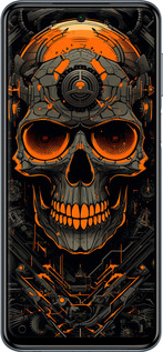Силіконовий чехол Череп для Xiaomi Redmi Note 9S - 5952u-2029 изображение 