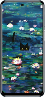 Силіконовий чехол с изображением водяных лилий и кошек для Xiaomi Redmi Note 9S - 6257u-2029 изображение 