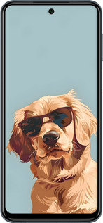 Силиконовый чехол Пес в очках для Xiaomi Redmi Note 9S - 6381u-2029 изображение 