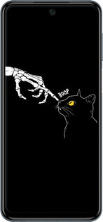 Силіконовий чехол Кішка для Xiaomi Redmi Note 9S - 6505u-2029 изображение 
