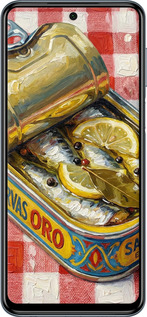 Силиконовый чехол Vintage Sardine Tin Phone для Xiaomi Redmi Note 9S - 6772u-2029 изображение 