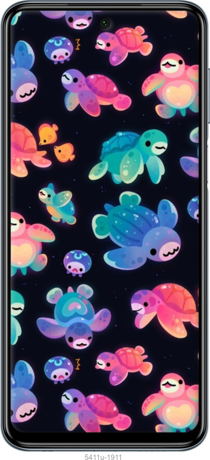 Силиконовый чехол № 5411 для Xiaomi Redmi Note 9S - 5411u-2029 изображение 