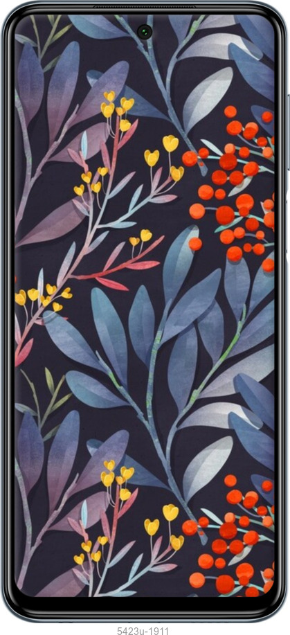 Силиконовый чехол № 5423 для Xiaomi Redmi Note 9S - 5423u-2029 изображение 