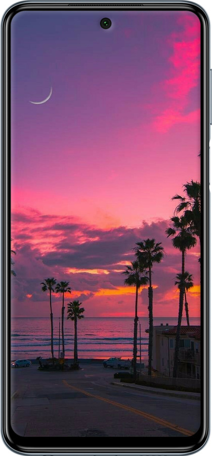 Силиконовый чехол Пальмы для Xiaomi Redmi Note 9S - 5873u-2029 изображение 