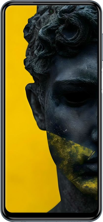 Силиконовый чехол Статуя арт для Xiaomi Redmi Note 9S - 6330u-2029 изображение 