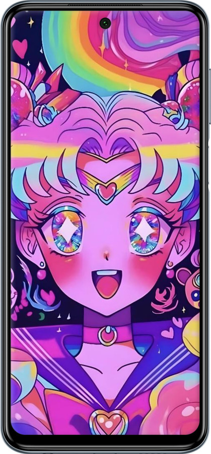 Силіконовий чехол Сейлор Мун 3 для Xiaomi Redmi Note 9S - 6352u-2029 изображение 