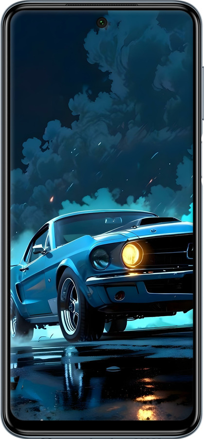 Силиконовый чехол Форд мустанг для Xiaomi Redmi Note 9 Pro - 6374u-1911 изображение 